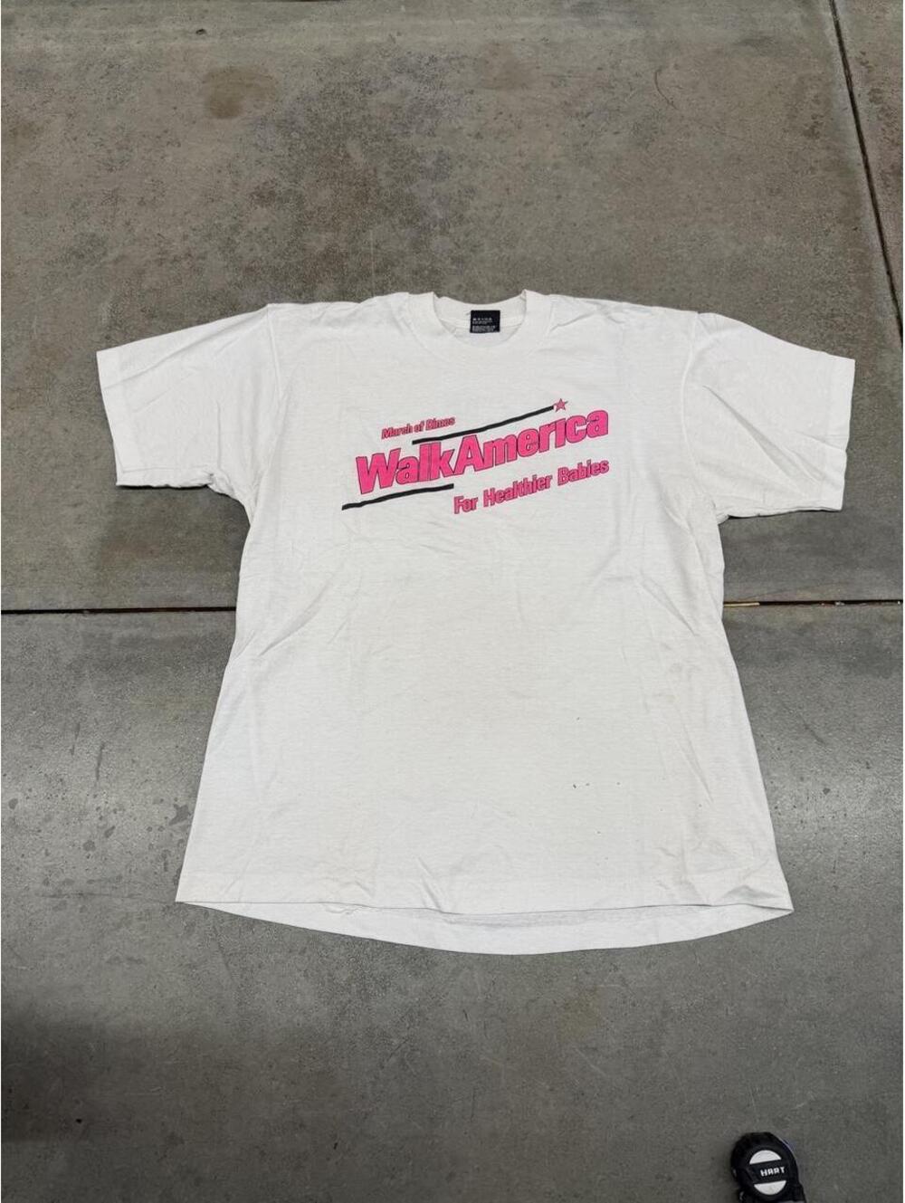vintage march of dimes walk america healthier babies marathon made in usa shirt
